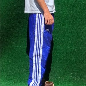 Blue adidas jogger pants